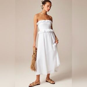 J. Crew Women's Petite Ravenna dress in ramie #172